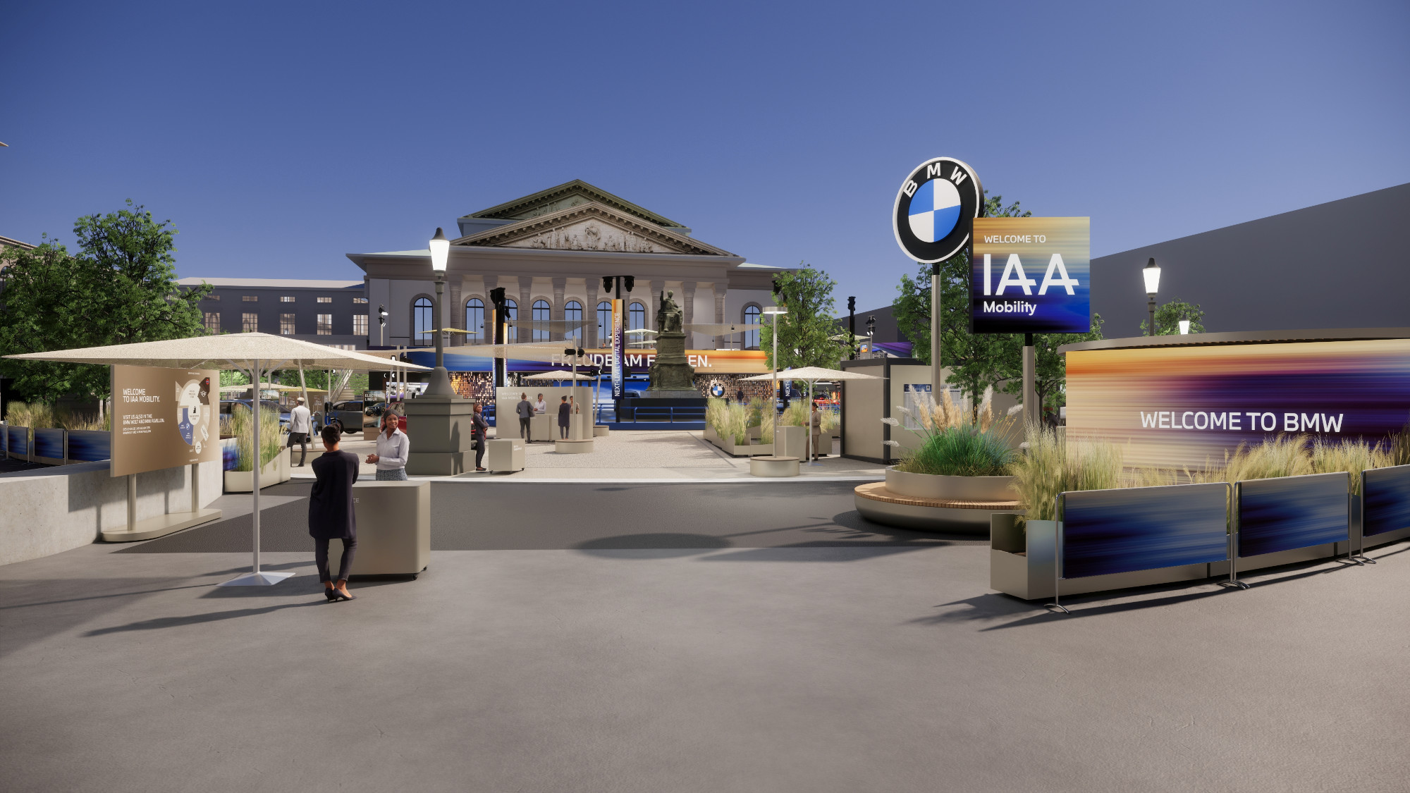 Stand de BMW en IAA Mobility | Memo Lira Stand de BMW en IAA Mobility