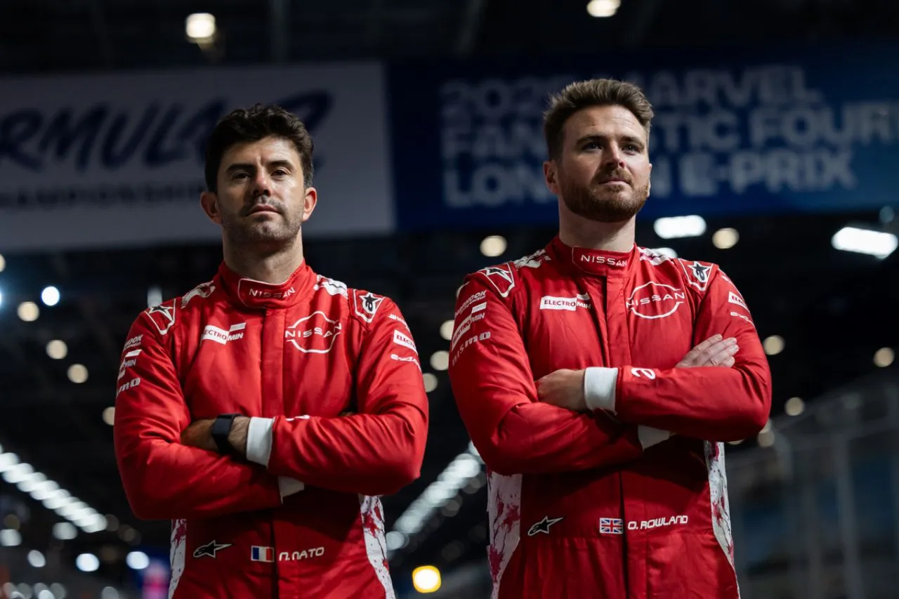 Nissan renueva su confianza en Rowland y Nato para la Temporada 12 de la Fórmula E