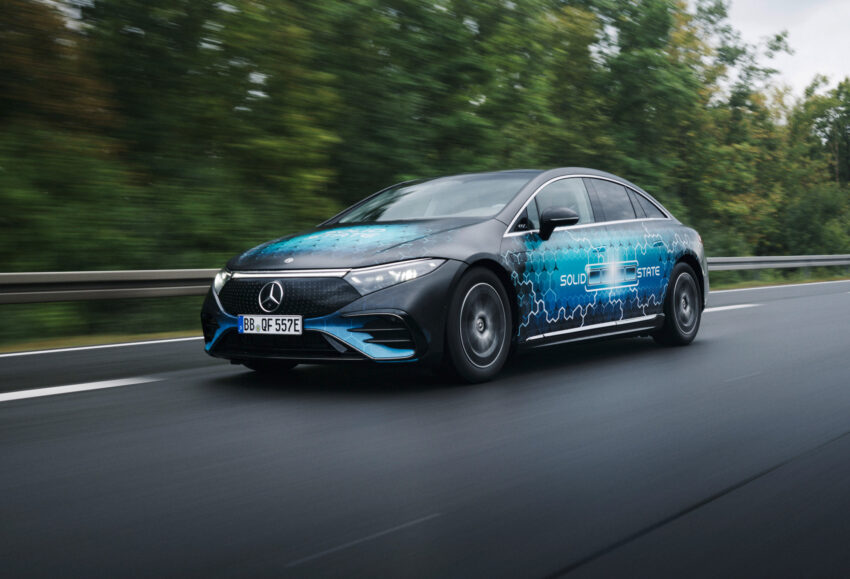 Mercedes Benz prueba baterías de estado sólido