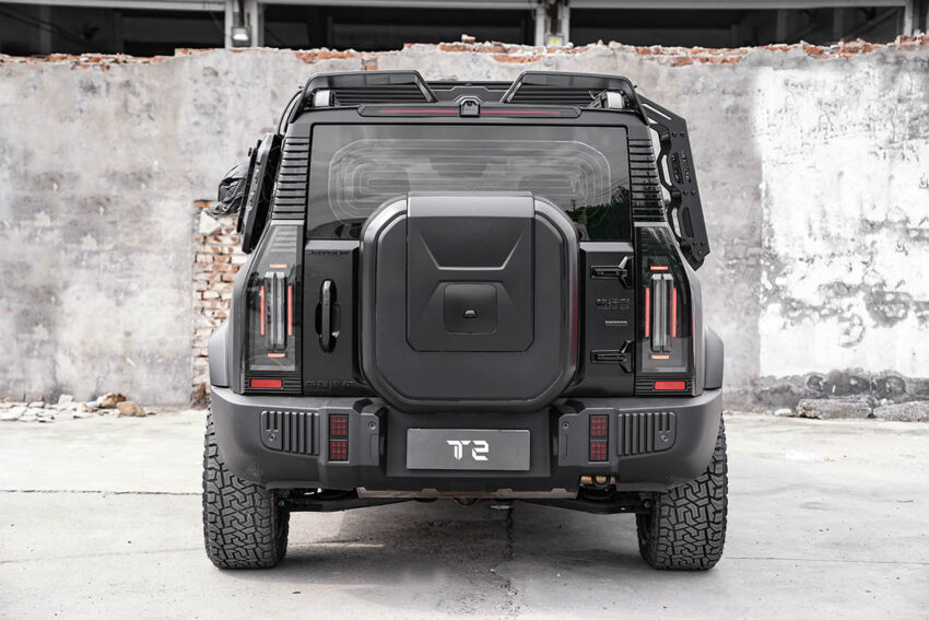 Jetour T2 estilo y aventura con los nuevos accesorios Black Warrior