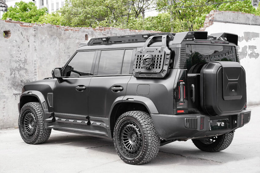Jetour T2 estilo y aventura con los nuevos accesorios Black Warrior