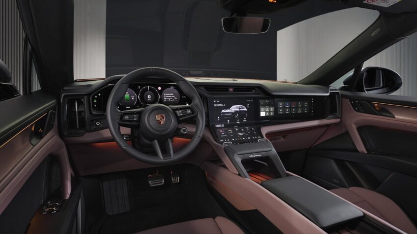 Interior de Porsche Cayenne Eléctrico