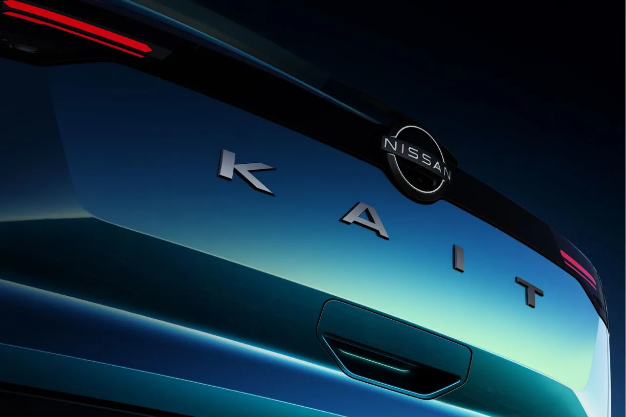 Parte trasera del nuevo crossover Nissan Kait