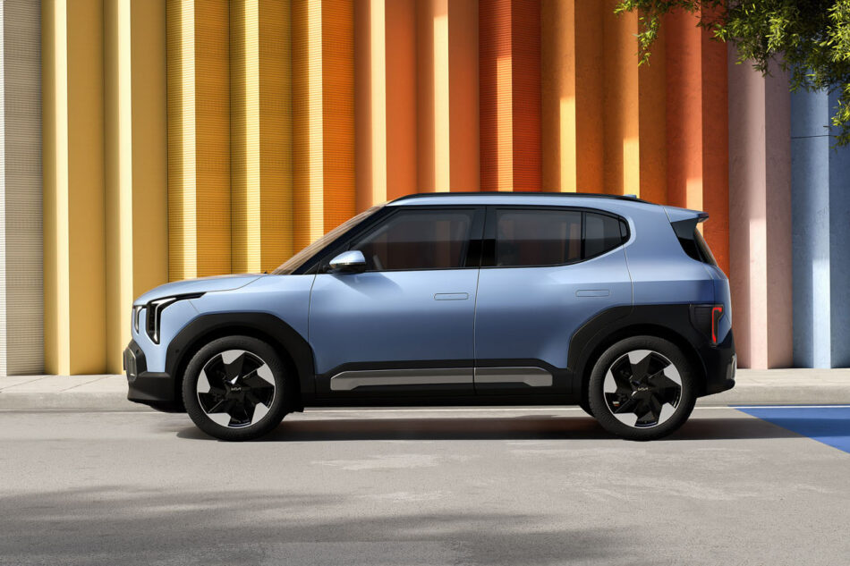 Kia EV2 | Memo Lira Vista lateral del diseño exterior del nuevo Kia EV2