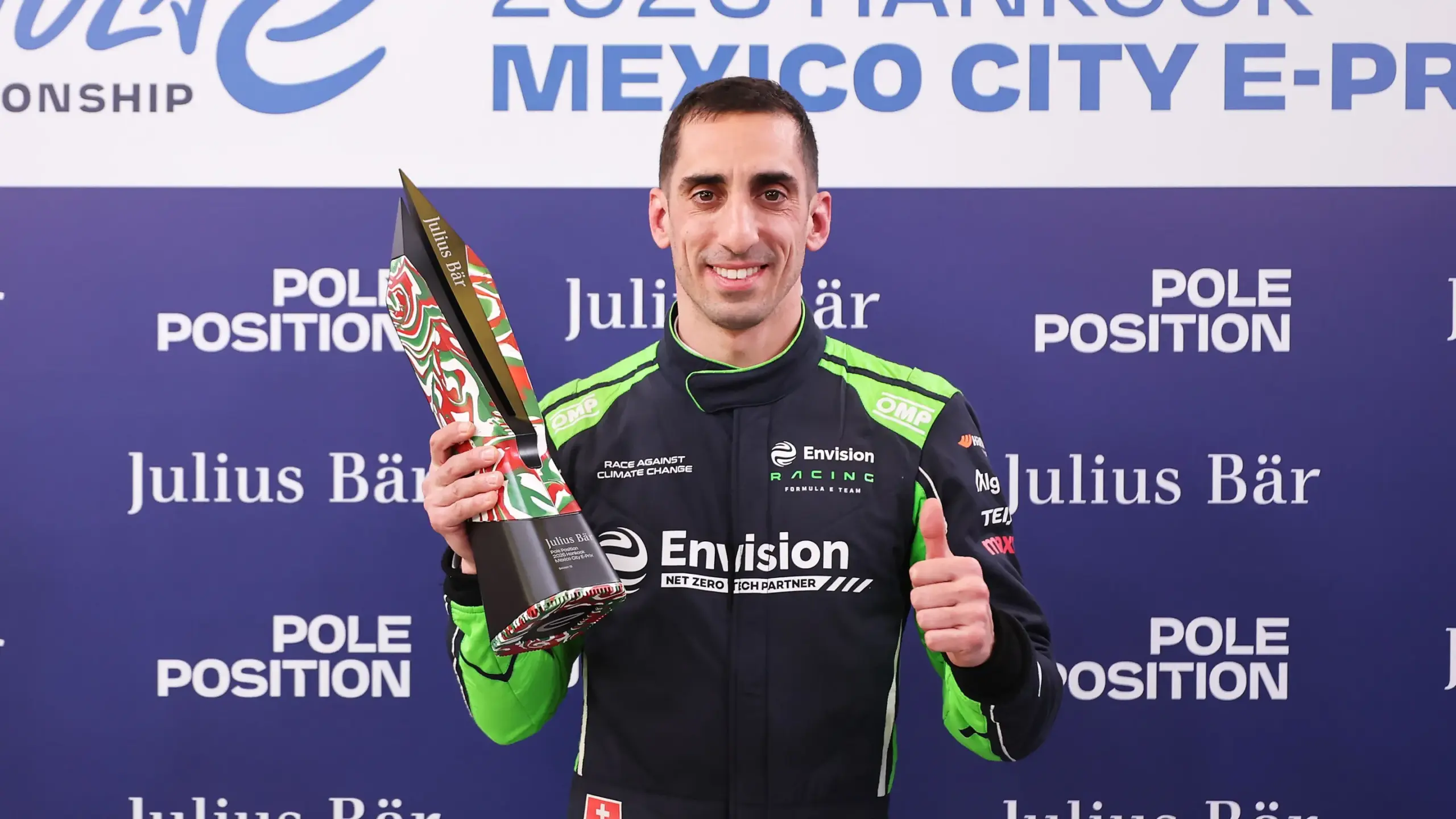 Buemi hace historia en México: iguala el récord de poles en la carrera 150 de la Fórmula E
