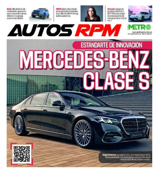 Portada Suplemento Autos RPM mostrando el Mercedes-Benz Clase S