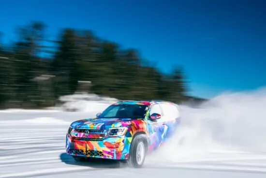 Nueva Teramont camuflada durante pruebas dinámicas en Quebec