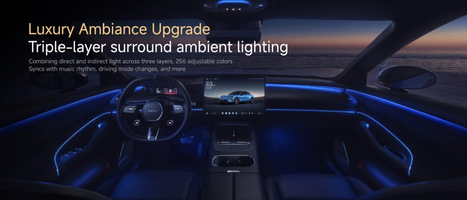 Interior con más tecnología en Xiaomi SU7 Memo Lira Interior con más tecnología en Xiaomi SU7