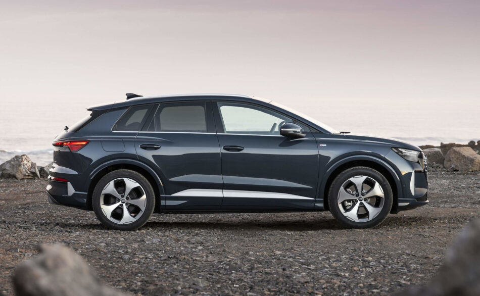 Audi Q4 etron vista lateral Memo Lira Audi Q4 e tron vista lateral