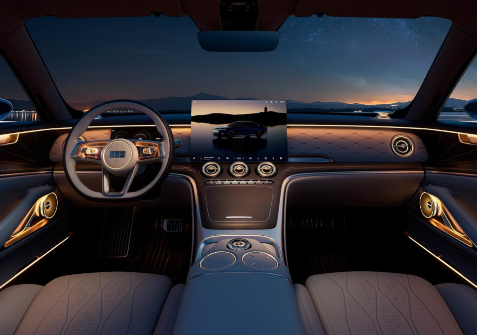 Interior sofisticado en Geely Galaxy Light Gen II Concept Memo Lira Interior sofisticado en Geely Galaxy Light Gen II Concept