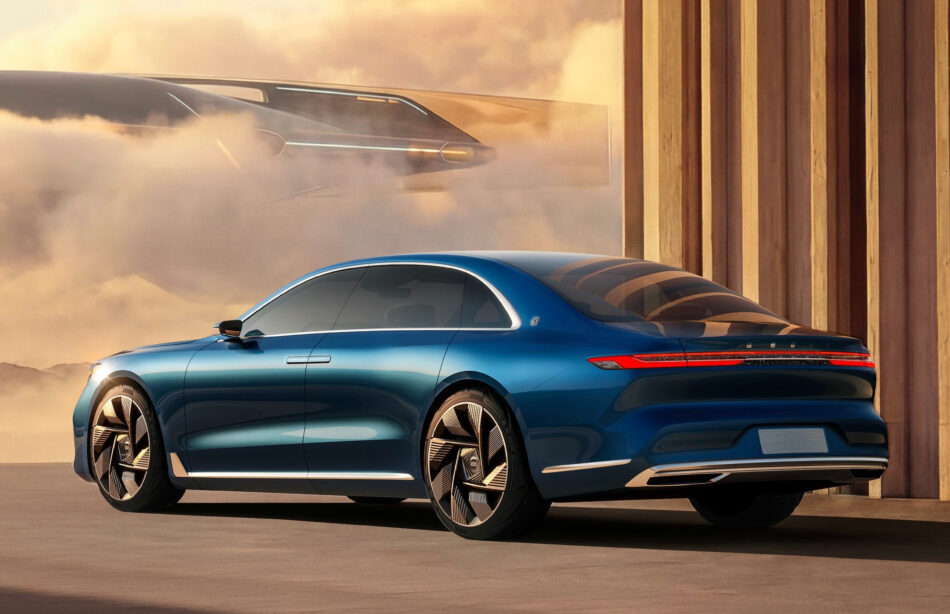 Geely Galaxy Light Gen II Concept vista trasera Memo Lira Geely Galaxy Light Gen II Concept vista trasera