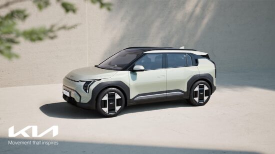 Kia EV3 eléctrico SUV compacto con diseño futurista