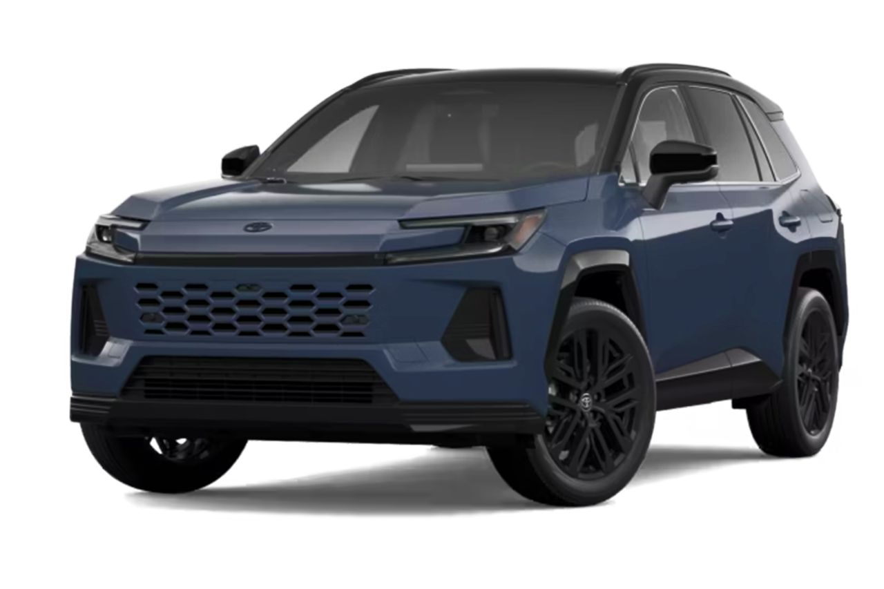 Toyota RAV4 PHEV 2026 exterior diseño moderno SUV híbrido conectable