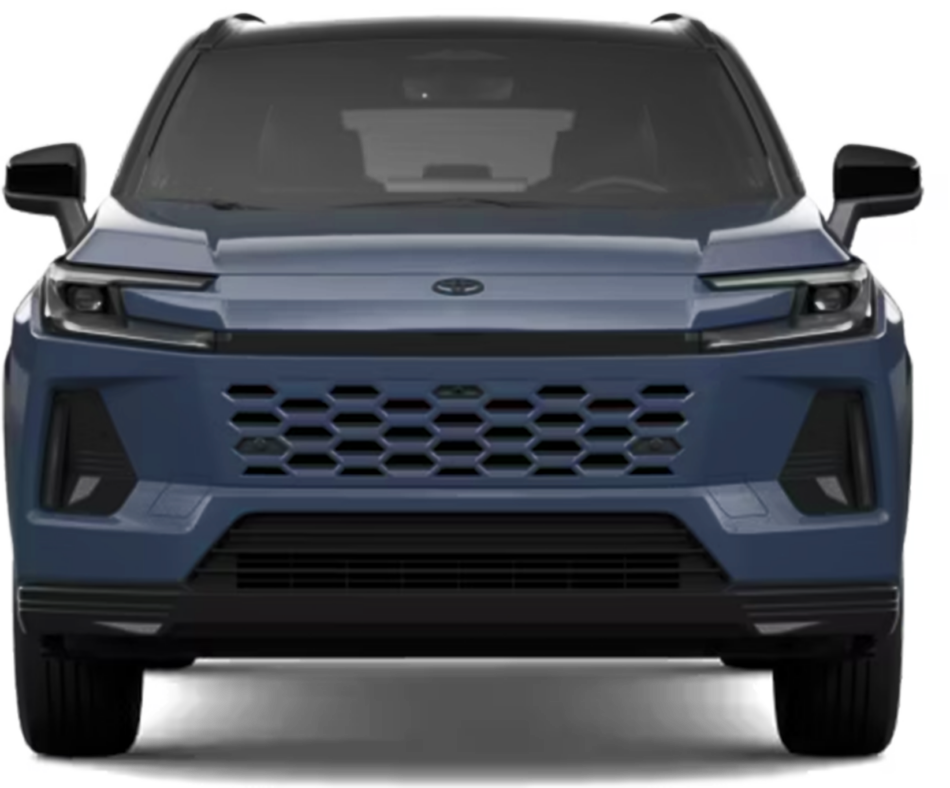 RAV4 PHEV 2026 precio autonomía y detalles del nuevo SUV electrificado de Toyota Memo Lira Vista frontal de un SUV azul con una gran parrilla de panal y faros angulares