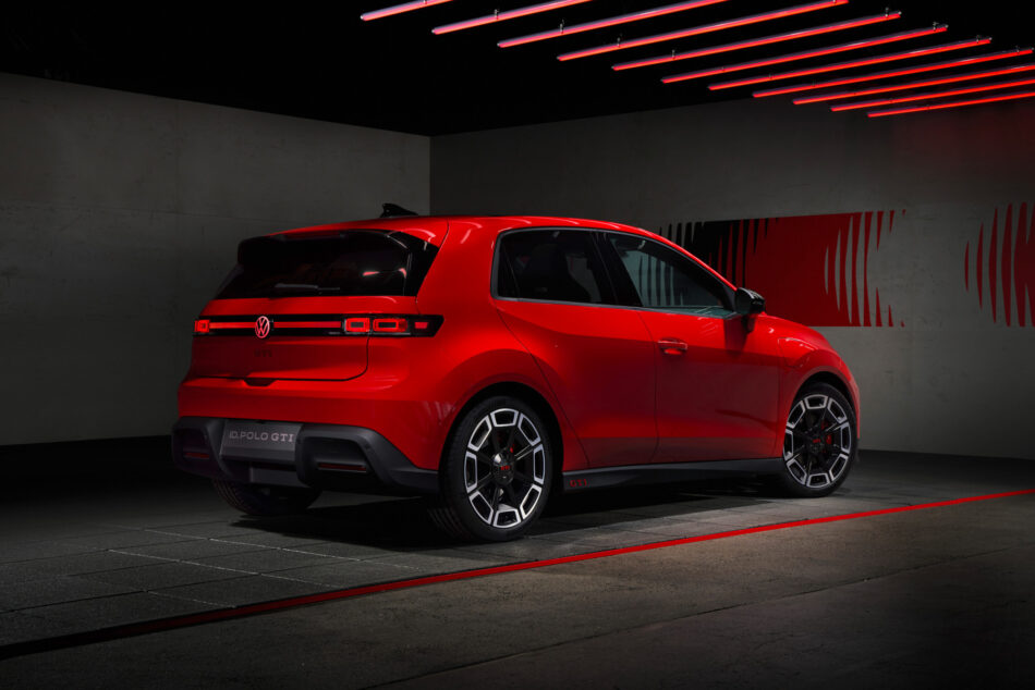 Vista trasera de ID. Polo GTI