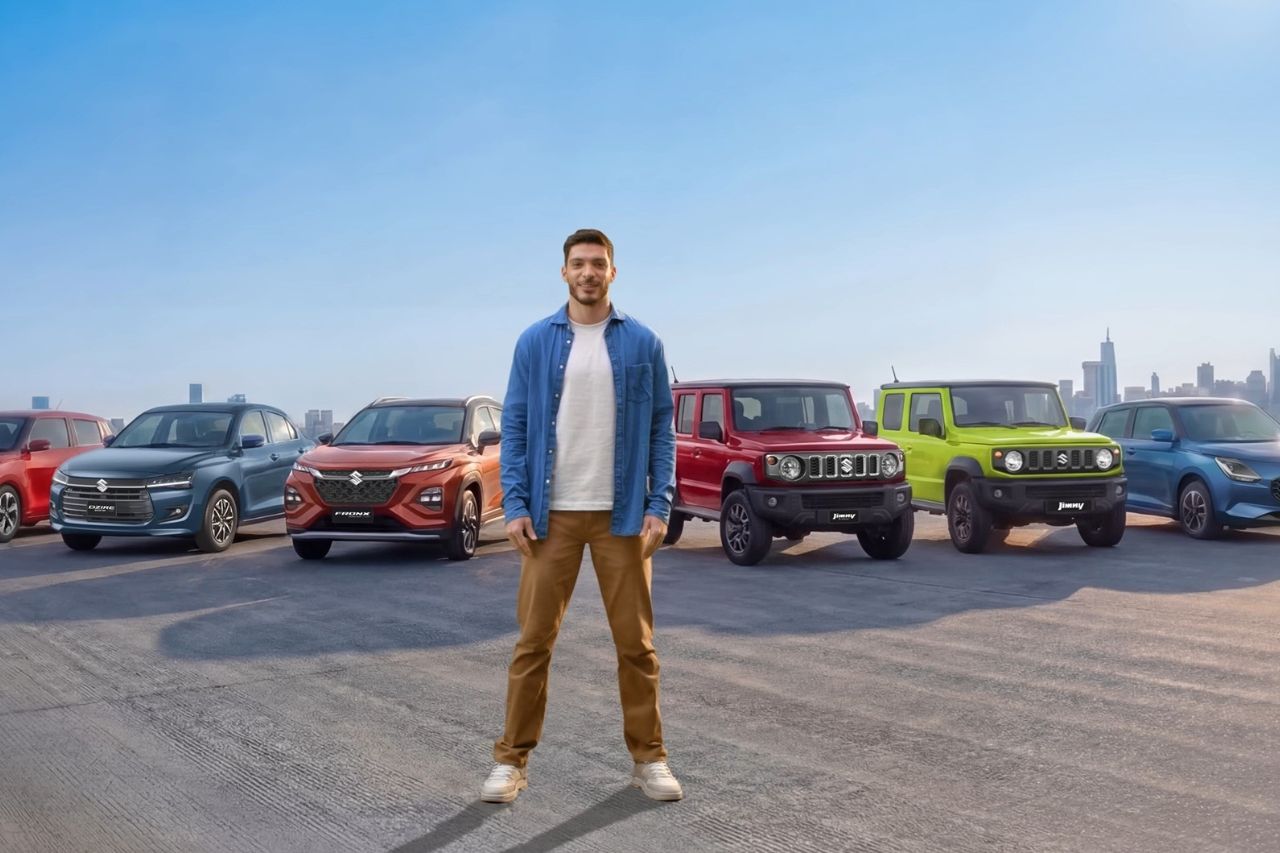 Raúl Jiménez durante campaña de Suzuki “El motor de los mexicanos”
