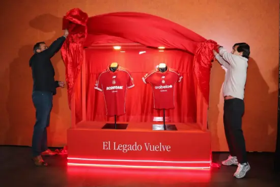 Nuevo uniforme del Deportivo Toluca para el Apertura 2026 con el logotipo de GAC México.