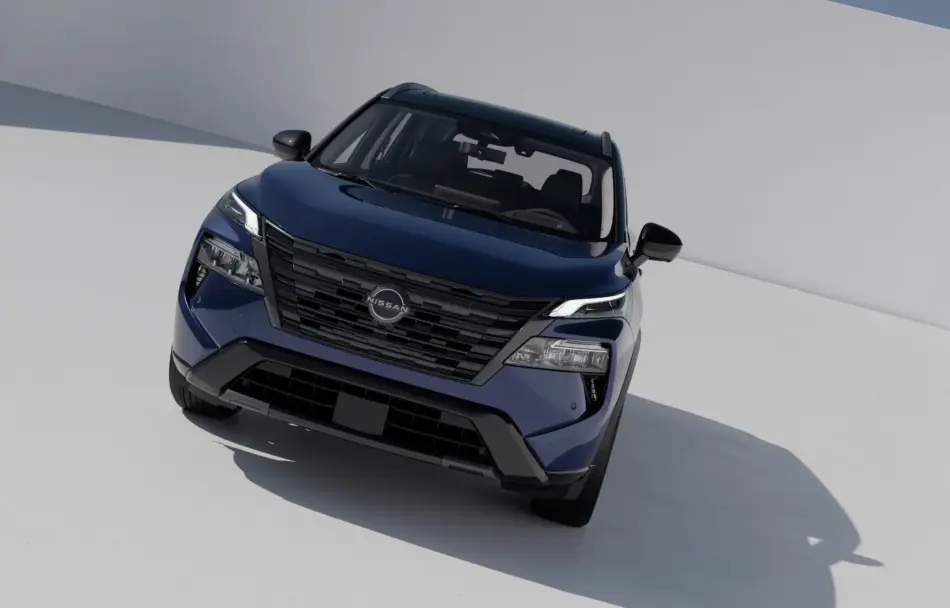 Vista frontal de Nissan X Trail 2027 e POWER e 4ORCE