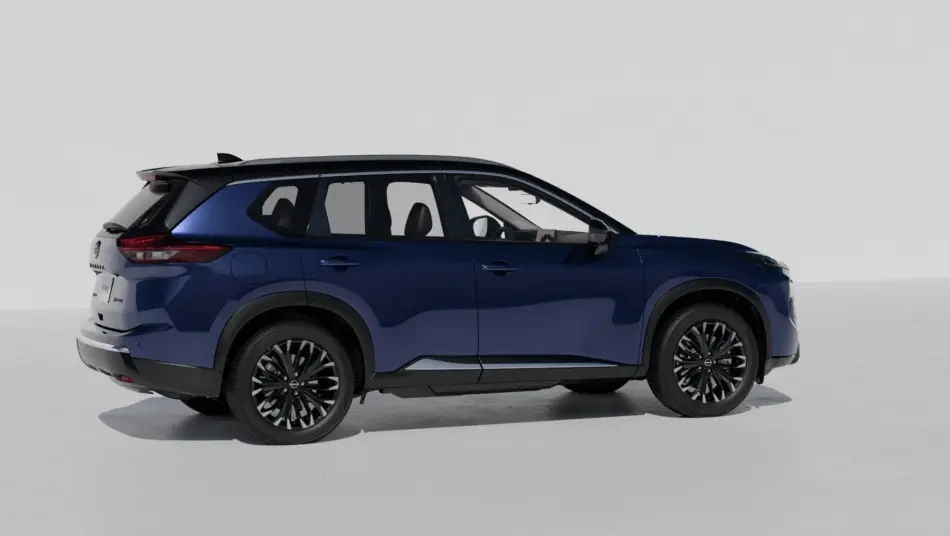 Vista lateral de Nissan X Trail 2027 e POWER e 4ORCE