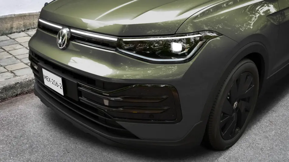 Nuevo Taigun Memo Lira Volkswagen Taigun 2026 mostrando su nueva firma luminosa LED frontal